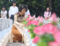 Cây bồ đề linh thiêng ở Nghĩa trang Trường Sơn