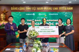 Nhận giải Độc đắc gần 10 tỷ đồng khi mua Vietlott SMS trên BIDV SmartBanking