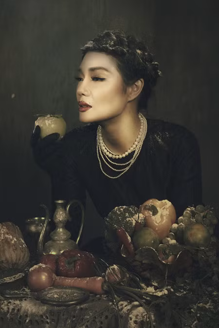 Giải vàng Ngôi sao người mẫu Thanh Trúc u buồn trong ngày Haloween ảnh 7