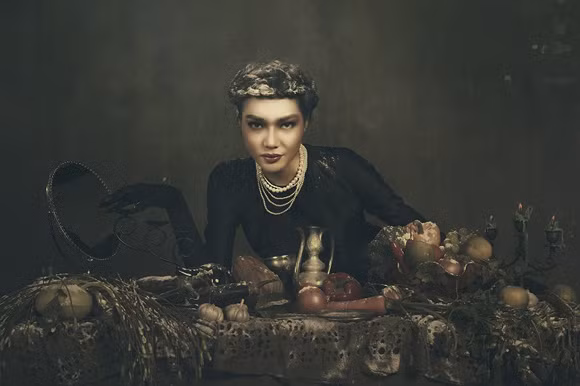Giải vàng Ngôi sao người mẫu Thanh Trúc u buồn trong ngày Haloween ảnh 10