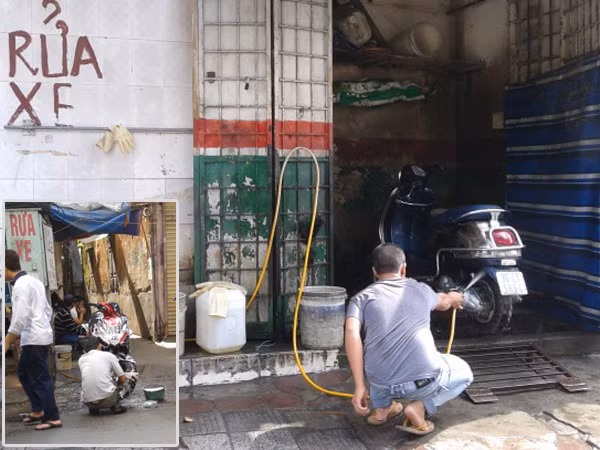 Rửa xe đe dọa môi trường ảnh 1