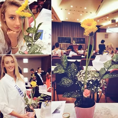 Hoa hậu Đặng Thu Thảo mang hình ảnh Việt Nam vào nghệ thuật cắm hoa Ikebana ảnh 12