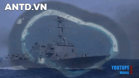Chiến hạm USS Dewey tiếp tục sứ mệnh đảm bảo tự do hàng hải trên biển Đông