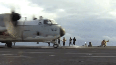 Máy bay vận tải C-2 Greyhound của không quân hải quân Mỹ Máy bay vận tải C-2 Greyhound của không quân hải quân Mỹ