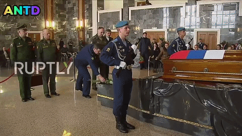 Tang lễ bi tráng của Trung tướng Nga vừa tử trận tại Syria