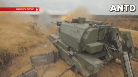 Khả năng bắn cực kỳ chính xác của siêu pháo tự hành 2S35 do Nga sản xuất Khả năng bắn cực kỳ chính xác của siêu pháo tự hành 2S35 do Nga sản xuất