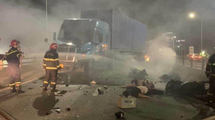 Hiện trường vụ tai nạn