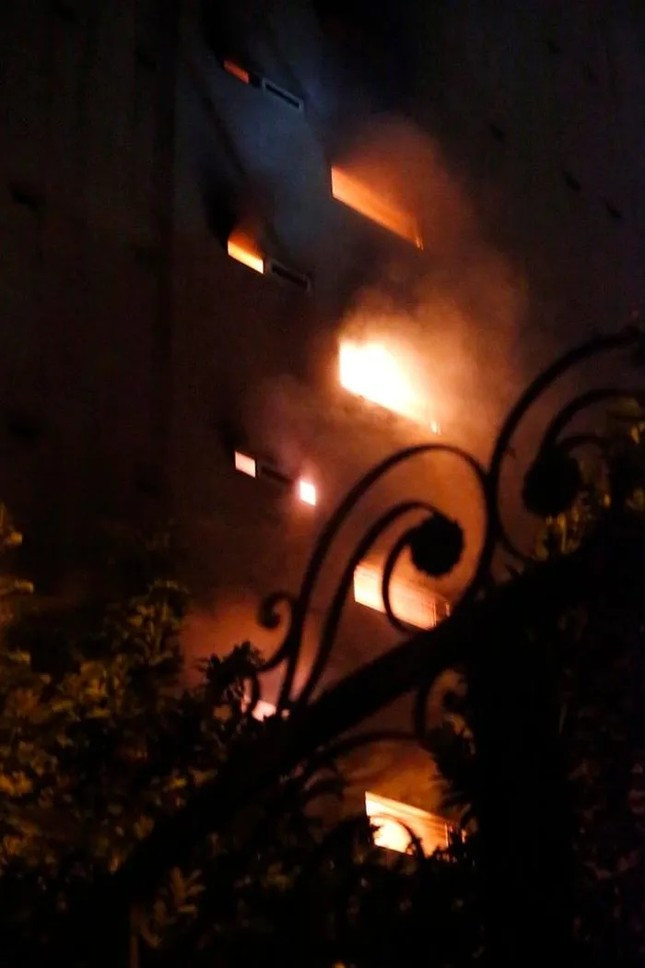 Hiện trường vụ cháy.