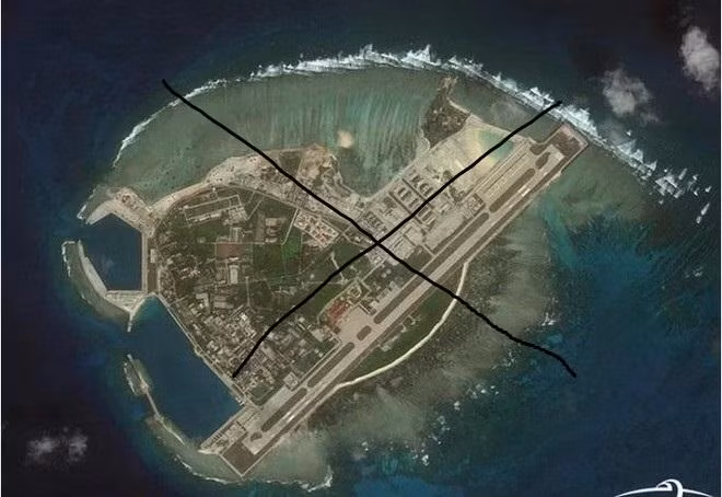 Đảo Phú Lâm thuộc quần đảo Hoàng Sa của Việt Nam bị Trung Quốc chiếm đóng trái phép