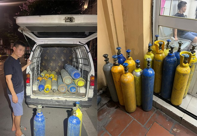 Ngày 27/5, tổ công tác Y3/141 phát hiện một ô tô chở 15 bình "khí cười". Ngày 27/5, tổ công tác Y3/141 phát hiện một ô tô chở 15 bình "khí cười".