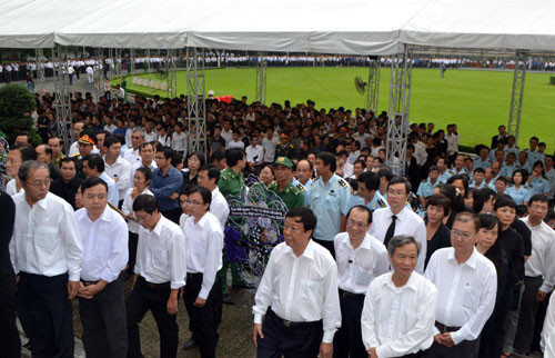 Những người cuối cùng được vào viếng Đại tướng Võ Nguyên Giáp ảnh 38