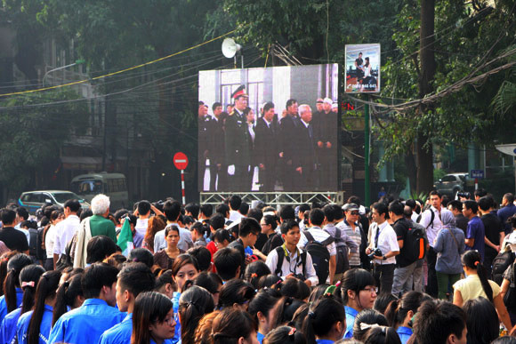 Những người cuối cùng được vào viếng Đại tướng Võ Nguyên Giáp ảnh 31