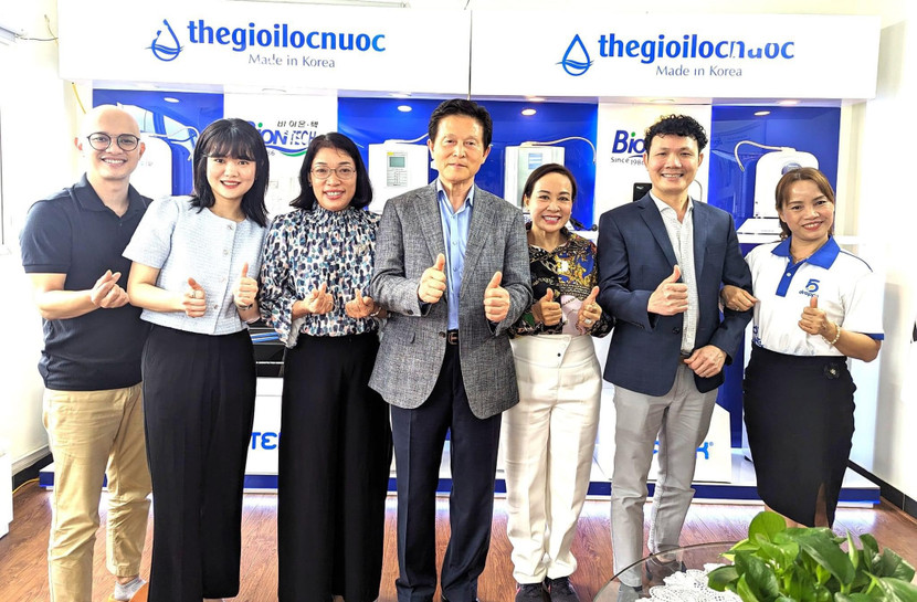 Chủ tịch tập đoàn Biontech Hàn Quốc Cho Gyu Dae thăm và làm việc với Thế giới lọc nước