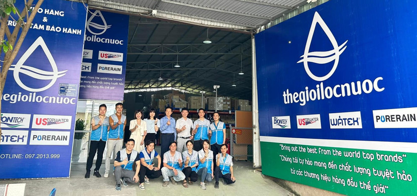 Kho hàng của Thế giới lọc nước tại KCN Bắc An Khánh, Hà Nội