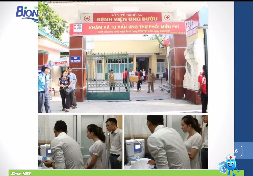 Bệnh viện Ung bướu tỉnh Nghệ An sử dụng máy PI để hỗ trợ cho người bệnh