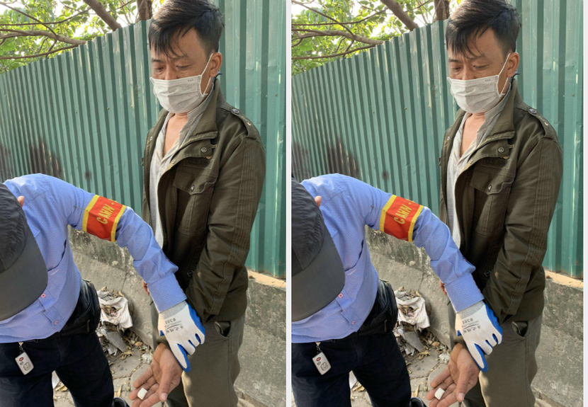 Tổ công tác Y11/141 kiểm tra đối tượng Nguyễn Văn Tân