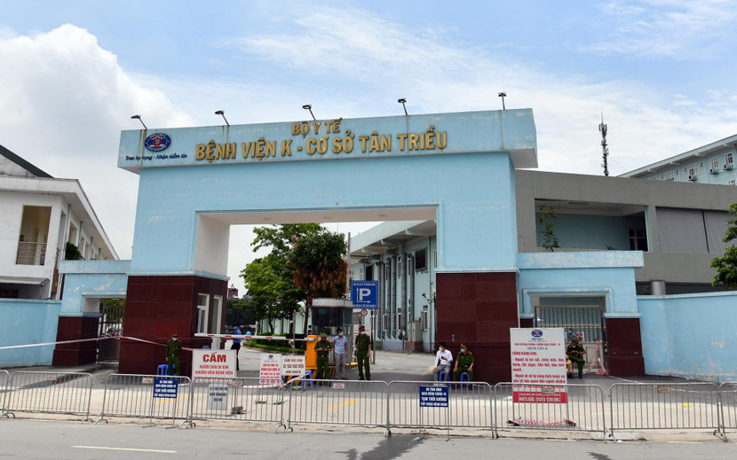 Bệnh viện K phong tỏa từ sáng 7-5