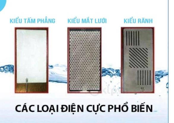 Máy ion kiềm giàu hydrogen của Biontech sử dụng tấm điện cực phẳng, nguyên tấm liền khối. Nhiều hãng máy ion kiềm sử dụng tấm điện cực dạng đục lỗ, xẻ rãnh.