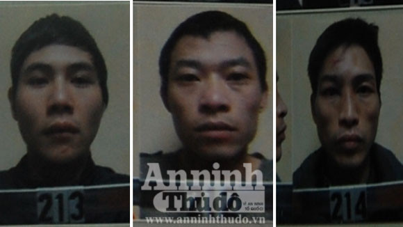 Các đối tượng chính trong đường dây buôn ma túy "đá"