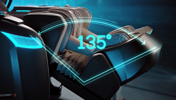 Khả năng kéo giãn và bẻ gập đáng kinh ngạc của ghế massage BioVis Khả năng kéo giãn và bẻ gập đáng kinh ngạc của ghế massage BioVis