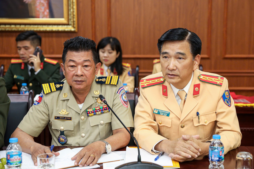 Đại tá Trần Đình Nghĩa, Trưởng phòng CSGT tại buổi làm việc