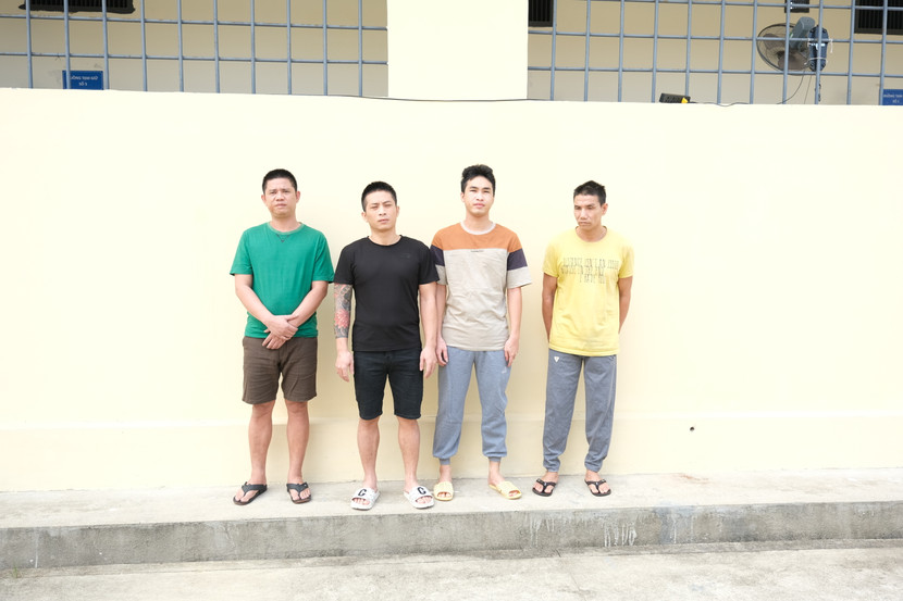 Các đối tượng Nguyễn Hữu Sơn, Nguyễn Việt Hòa, Võ Thành Nam, Nguyễn Văn Hậu