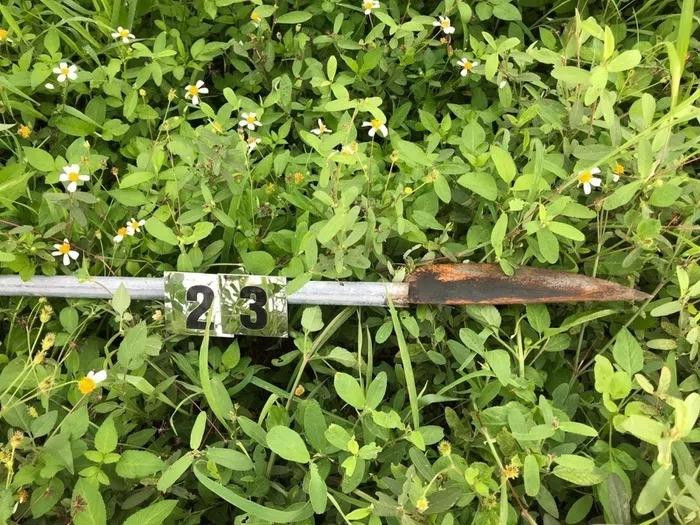 Hung khí các đối tượng dùng đánh nhau. Ảnh: CABG Hung khí các đối tượng dùng đánh nhau. Ảnh: CABG