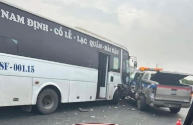 Hiện trường vụ tai nạn giao thông