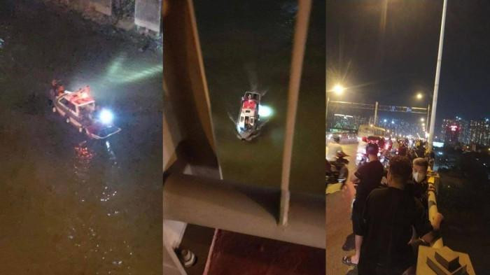 Lực lượng chức năng tổ chức tìm kiếm người phụ nữ ôm con nhỏ nhảy cầu Lực lượng chức năng tổ chức tìm kiếm người phụ nữ ôm con nhỏ nhảy cầu