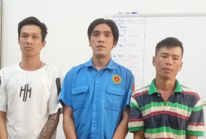 Ba đối tượng bị bắt giữ