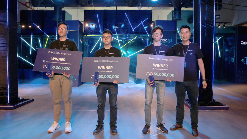 Các quán quân Zalo AI Challenge sẽ được trao giải trong sự kiện Zalo AI Summit Các quán quân Zalo AI Challenge sẽ được trao giải trong sự kiện Zalo AI Summit