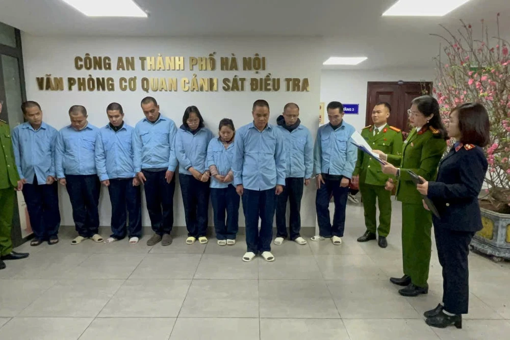 Khởi tố 9 đối tượng trong đường dây lừa đảo chiếm đoạt số tiền đặc biệt lớn