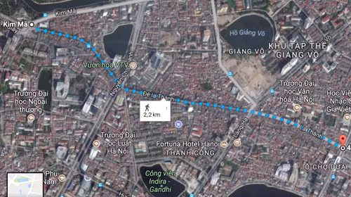 Hà Nội: Đề xuất 7.800 tỷ đồng xây đường Hoàng Cầu - Voi Phục ảnh 1