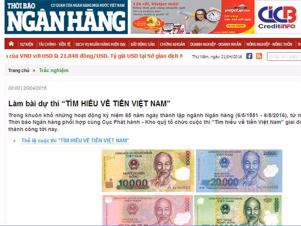 Sau phát hành tiền lưu niệm, NHNN mở cuộc thi tôn vinh đồng tiền Việt Nam ảnh 1