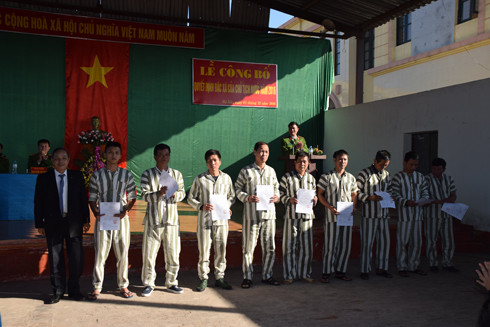 Công bố quyết định đặc xá của Chủ tịch nước ảnh 3