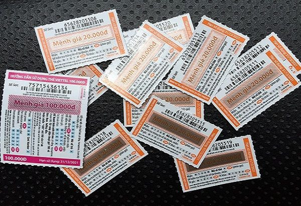 Cần siết chặt quản lý, không cho phép sử dụng thẻ cào điện thoại vào mục đích phi pháp trên mạng ảnh 1 Cần siết chặt quản lý, không cho phép sử dụng thẻ cào điện thoại vào mục đích phi pháp trên mạng ảnh 1