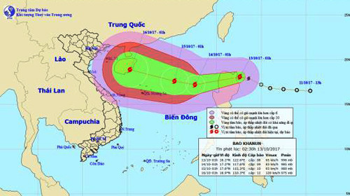 Bão mạnh cấp 10, giật cấp 13 khi tiến vào biển Đông ảnh 1 Bão mạnh cấp 10, giật cấp 13 khi tiến vào biển Đông ảnh 1