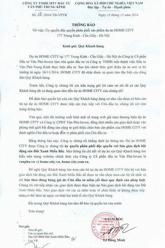 Khiếu nại của người dân chung cư Home City chưa có hồi kết ảnh 2