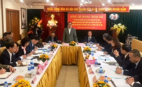 Bí thư Thành ủy Hà Nội Hoàng Trung Hải: Các luật sư cần nâng cao năng lực và khả năng cạnh tranh ảnh 1 Bí thư Thành ủy Hà Nội Hoàng Trung Hải: Các luật sư cần nâng cao năng lực và khả năng cạnh tranh ảnh 1