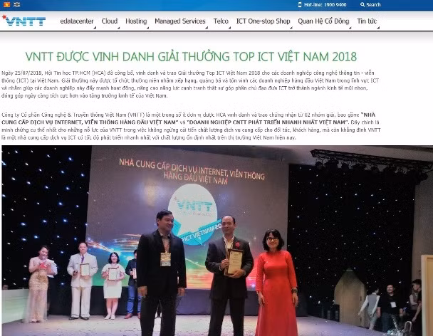 Công ty cổ phần công nghệ và truyền thông Việt Nam bị xử phạt 90 triệu đồng ảnh 1