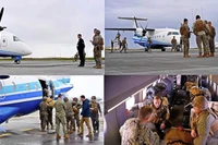 Vận tải cơ đặc nhiệm C-146A Mỹ va chạm phải dải phân cách khi diễn tập tại Philippines