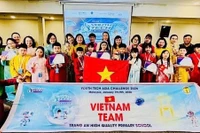Học sinh Trường Tiểu học Chất lượng cao Tràng An ghi dấu ấn mạnh mẽ trên đấu trường công nghệ quốc tế