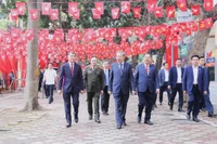 Ban Giám đốc Công an thành phố Hà Nội kiểm tra công tác bảo đảm an ninh, trật tự và tham gia bầu cử