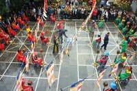 Ngày Tết, tổ chức thi đấu cờ người tại quảng trường Đông Kinh Nghĩa Thục