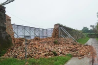  2,2 tỷ đồng khắc phục sự cố sập tường hoàng thành thuộc Đại nội Huế