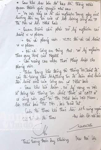 Làm rõ những căn cứ pháp lý trong vụ việc liên quan đến phóng viên và chiến sỹ Công an trên cầu Nhật Tân ảnh 5 Làm rõ những căn cứ pháp lý trong vụ việc liên quan đến phóng viên và chiến sỹ Công an trên cầu Nhật Tân ảnh 5