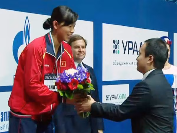 Tuyệt vời: Ánh Viên đoạt Huy chương đồng Cúp thế giới 2015 ảnh 6