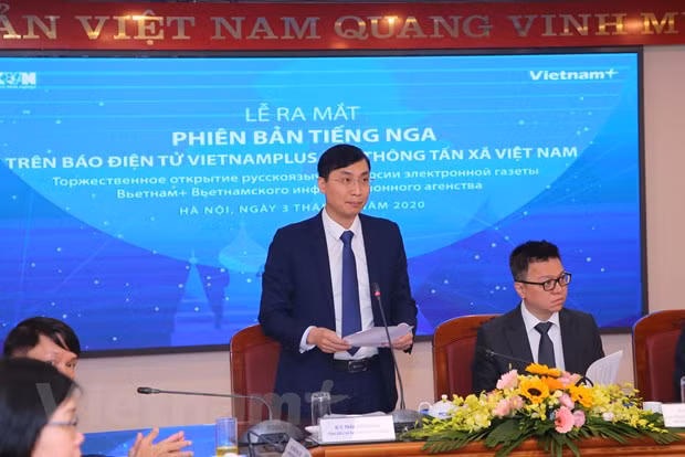 Bao Dien tu VietnamPlus chinh thuc ra mat phien ban tieng Nga hinh anh 3