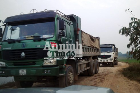 Hàng triệu khối đất nằm sát sân bay Nội Bài bị múc bán ảnh 2