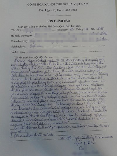 Bạn Zalo lừa lấy điện thoại, thiếu nữ tung hoang tin bị cướp tài sản ảnh 2